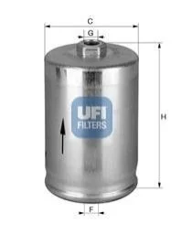 Паливний фільтр для UFI 31.748.00 фото товару