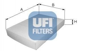 Фiльтр салону UFI 53.127.00 фото товару