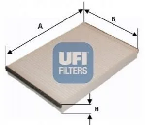 Фільтр салону для UFI 53.324.00 фото товару