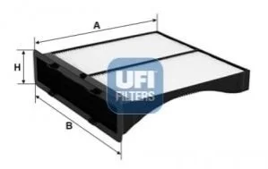 Фильтр салона для UFI 53.329.00 фото товара