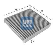 Фільтр салону вугільний UFI 54.135.00 (фото 1)