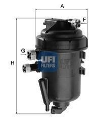 Корпус паливного фільтра UFI 55.125.00 фото товару