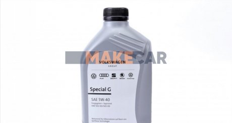 Моторное масло Special G 5W-40 синтетическое 1 л VAG Gs55502m2 (фото 1)