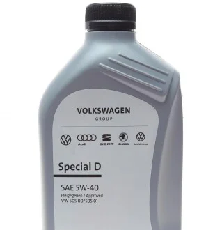 Моторна олива Special D 5W-40 синтетична 1 л для VAG GS55505M2 фото товару