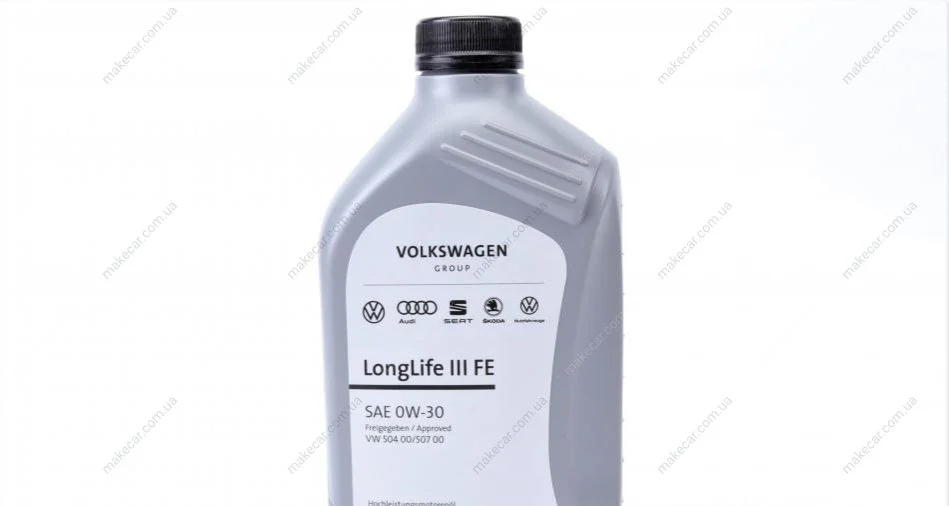 <strong>Моторна олива LongLife III FE 0W-30 синтетична 1 л VAG GS55545M2 (фото 1)</strong>