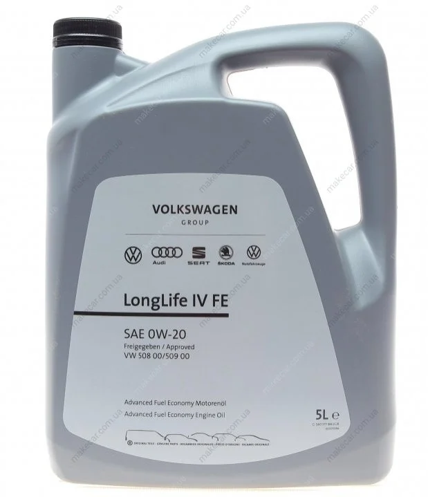 <strong>Моторна олива LongLife IV FE 0W-20 синтетична 5 л VAG GS60577M4 (фото 1)</strong>