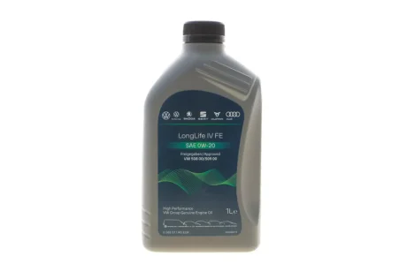 Олива моторна LongLife IV SAE 0W20 (1 Liter) (Multi Logo) для VAG GS65577M2 фото товару