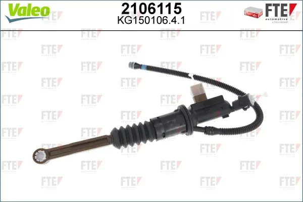 <strong>CITROEN Головний циліндр зчеплення CITROEN BERLINGO, DS5 PEUGEOT 3008, PARTNER, PARTNER TEPEE 1.2/1.6/1.6D 04.10- VALEO 2106115 (фото 1)</strong>