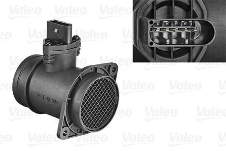 Витратомір повітря (дизель) AUDI 1,9TDI VW 1,9TDI/2,5SDI/TDI SEAT (5 конт. в ряд) для VALEO 253720 фото товара