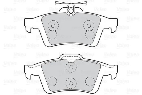 <strong>Гальмівні колодки дискові FORD-VOLVO C-Max-Focus-C30-C70-S40-V40-V50 1.0-2.5 R 03 VALEO 301019 (фото 1)</strong>