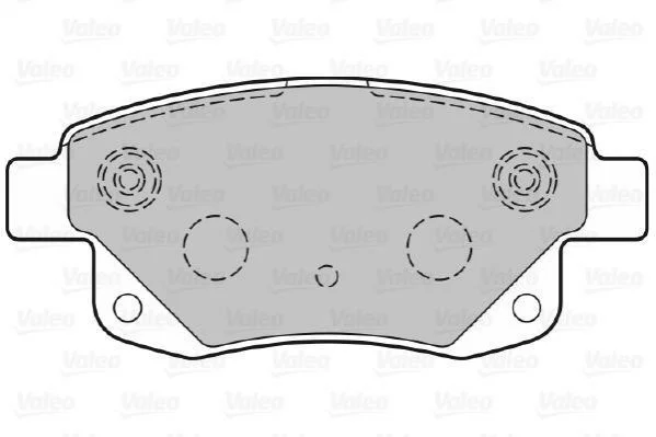 <strong>Тормозные колодки дисковые FORD Transit 2.2-3.2 R 06-14 VALEO 301738 (фото 1)</strong>