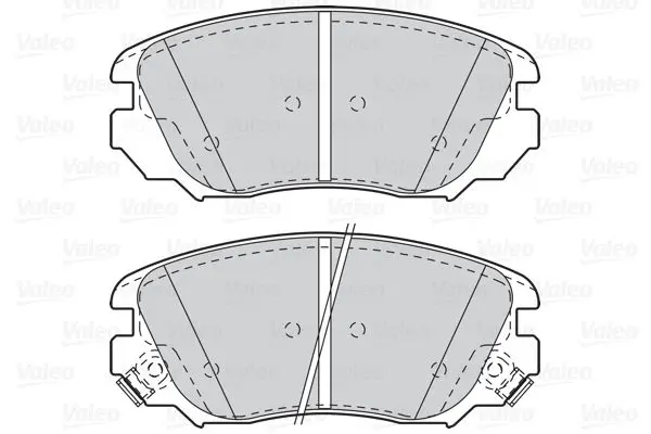 <strong>Гальмівні колодки дискові CHEVROLET/OPEL Malibu/InsigniaA "1,4-2,4 "F "12>> VALEO 302118 (фото 1)</strong>