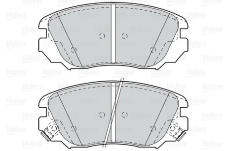 Гальмівні колодки дискові CHEVROLET/OPEL Malibu/InsigniaA "1,4-2,4 "F "12>> для VALEO 302118 фото товара
