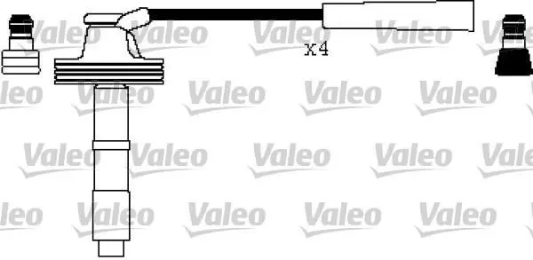 <strong>RENAULT К-т високовольтних проводів Laguna,Volvo S40/V40 1.6/2.0 VALEO 346326 (фото 1)</strong>