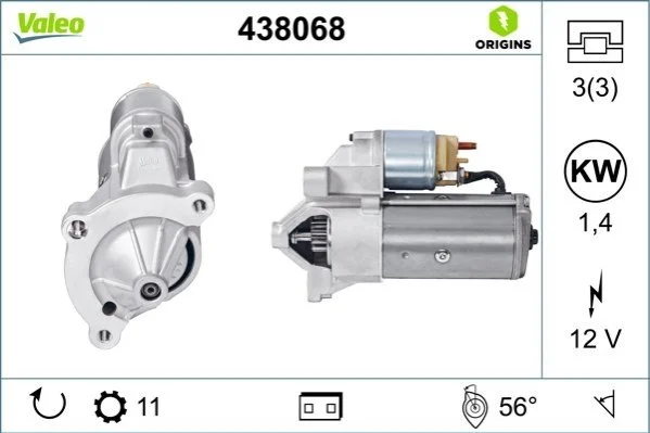<strong>Стартер VALEO 438068 (фото 1)</strong>