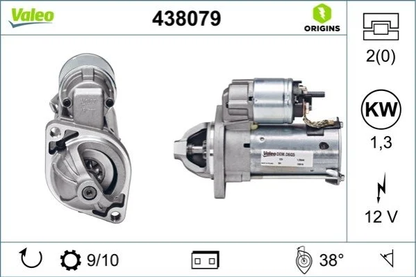 <strong>Стартер VALEO 438079 (фото 1)</strong>