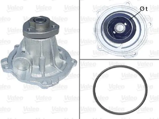 <strong>AUDI помпа води Audi A4 1.9D,TDI,A6,A8 94- VALEO 506513 (фото 1)</strong>