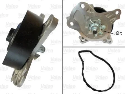 TOYOTA помпа води Auris,Avensis,Rav 4 07- для VALEO 506982 фото товара