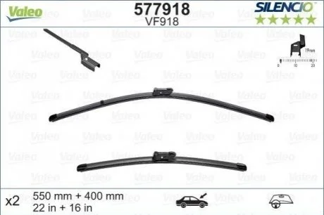 Щетка стеклоочистителя для Ford VALEO 577918 фото товара