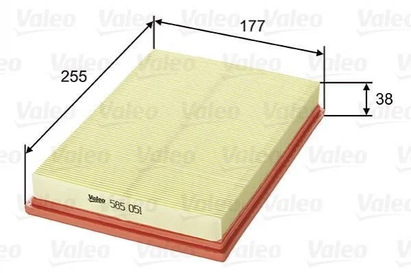 <strong>Фильтр воздушный VALEO 585051 (фото 1)</strong>