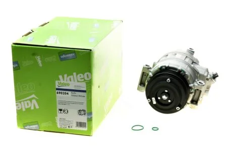 Компресор кондиціонера для Volkswagen VALEO 690204 фото товару