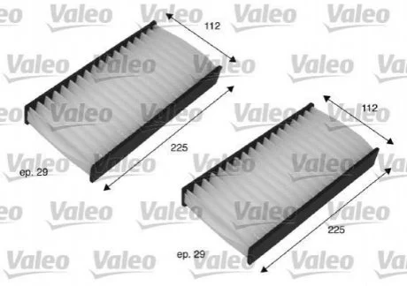 Фильтр салона для VALEO 698735 фото товара