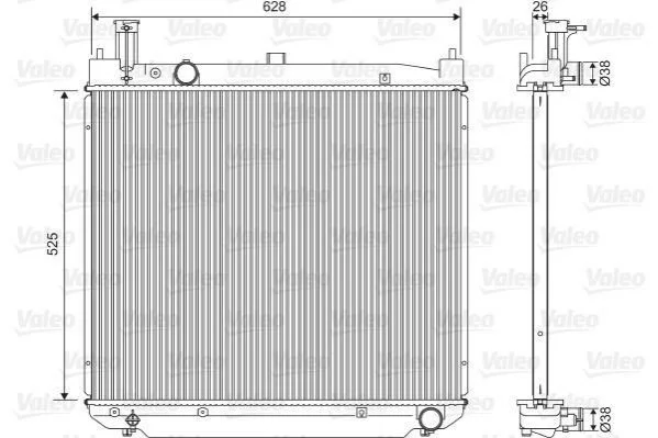 <strong>Радіатор охолоджування VALEO 701591 (фото 1)</strong>