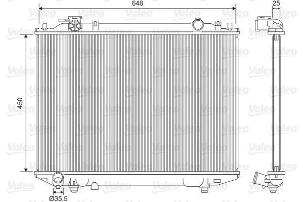 <strong>Радиатор охлаждения VALEO 701615 (фото 1)</strong>