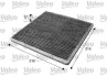 <strong>Фильтр салона с активированным углем VALEO 715619 (фото 1)</strong>