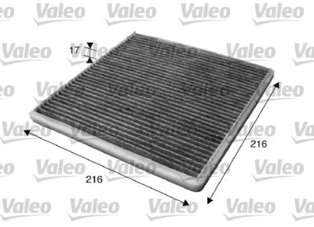 Фильтр салона с активированным углем для VALEO 715619 фото товара