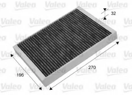Фільтр салону вугільний для VALEO 715635 фото товару