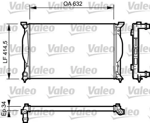 <strong>Радіатор VALEO 732963 (фото 1)</strong>