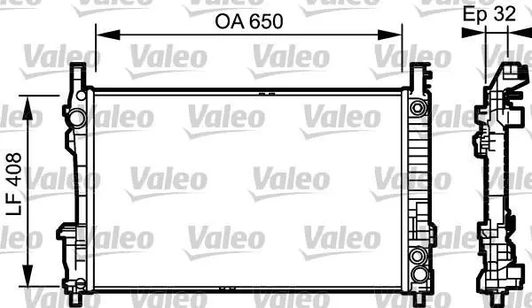 <strong>Радіатор охолоджування VALEO 734379 (фото 1)</strong>
