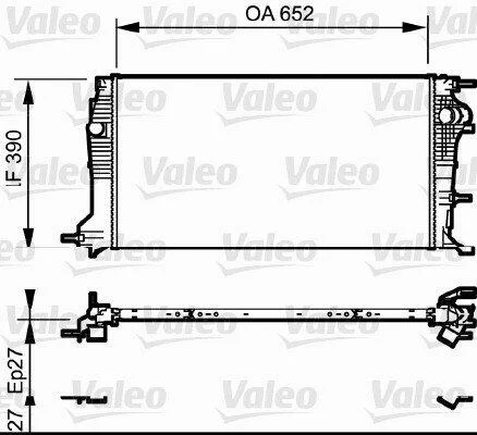 <strong>Радіатор VALEO 735182 (фото 1)</strong>