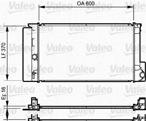 <strong>Радіатор VALEO 735250 (фото 1)</strong>
