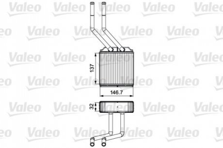 Радиатор отопления Valeo 811520