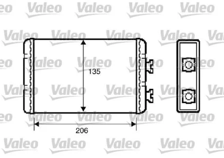 BMW Радіатор опалення 3 E46, X3 E83 для VALEO 812220 фото товару