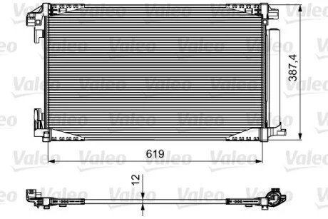 Радіатор кондиціонера для VALEO 814027 фото товару