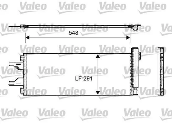 <strong>Радіатор кондиціонера VALEO 814069 (фото 1)</strong>