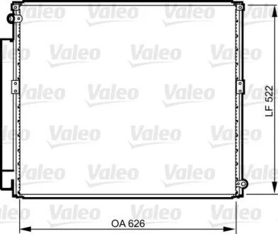 Радіатор кондиціонера для Toyota VALEO 814203 фото товару
