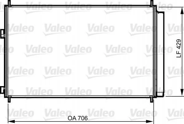 <strong>Радіатор кондиціонера VALEO 814204 (фото 1)</strong>