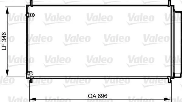 <strong>Радіатор кондиціонера VALEO 814205 (фото 1)</strong>