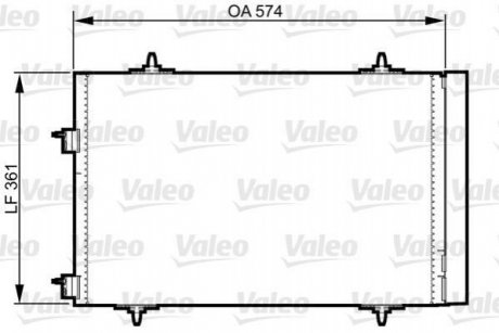 Радіатор кондиціонера Valeo 814365 фото товару