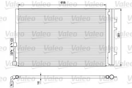 Радіатор кондиціонера для BMW VALEO 814386 фото товару