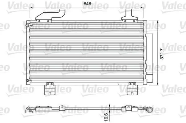 <strong>Радіатор кондиціонера VALEO 814417 (фото 1)</strong>