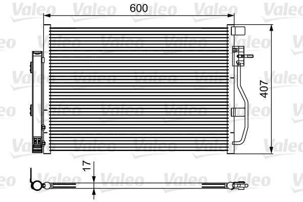 <strong>Радіатор кондиціонера VALEO 814478 (фото 1)</strong>