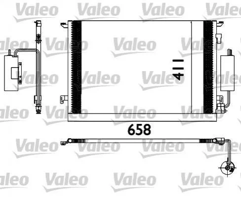 <strong>Радіатор кондиціонера VALEO 817648 (фото 1)</strong>