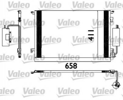 Радиатор кондиционера Valeo 817648 (фото 1)