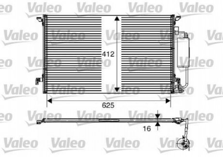 Конденсер Valeo 817711 фото товара