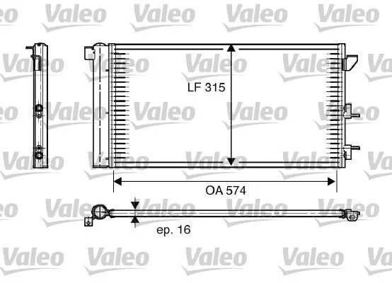 <strong>Радіатор кондиціонера VALEO 818005 (фото 1)</strong>